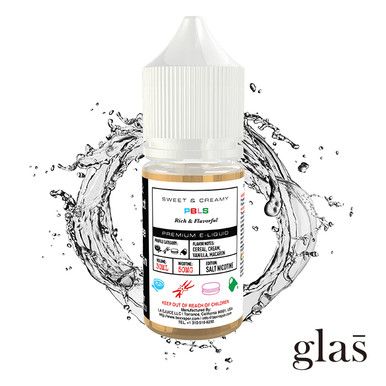 Pebbles PBLS By GLAS BSX Salt E-Liquid Bottle