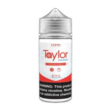 Passion Peach by Taylor E-Liquid Bottle