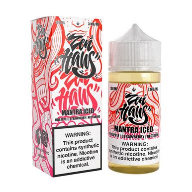 Mantra Iced Zen Haus 100mL with packaging