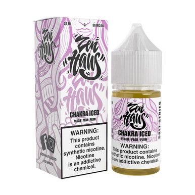 Chakra Iced Zen Haus Salts 30mL with packaging