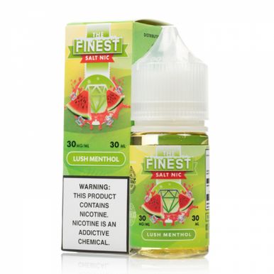 Lush Menthol by Finest SaltNic E-Liquid with Packaging