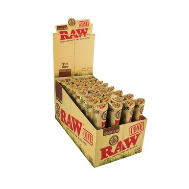 Raw Organic Hemp Cones 1 ¼" 6-Cone Pack