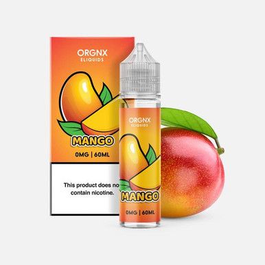 Mango By ORGNX E-Liquid with packaging