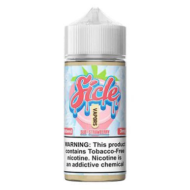 Sub Strawberry by Snap Liquids - Sicle Vapors Iced Series 100mL bottle