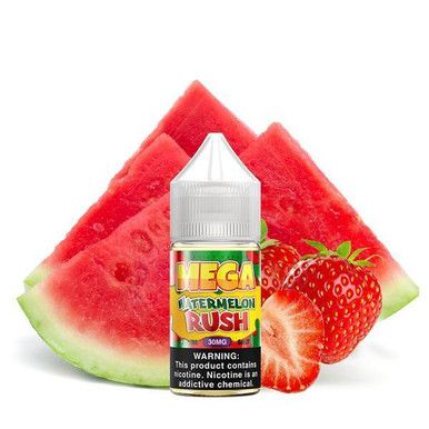Watermelon Rush by Mega Salts E-Liquid Bottle