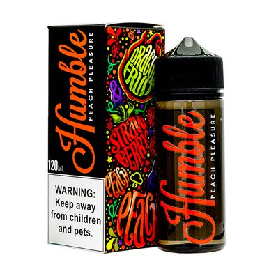 Peach Pleasure By Humble E-Liquid with Packaging