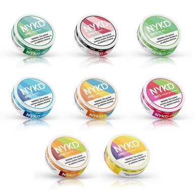 NYKD Nicotine Pouches (20ct Can)(5-Can Pack) Group Image