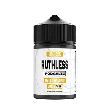 Maui Pineapple Juice on Ice Ruthless Essentials Salts 60mL bottle