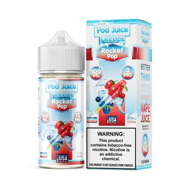 Rocket Pop Freeze Pod Juice 100mL with packaging