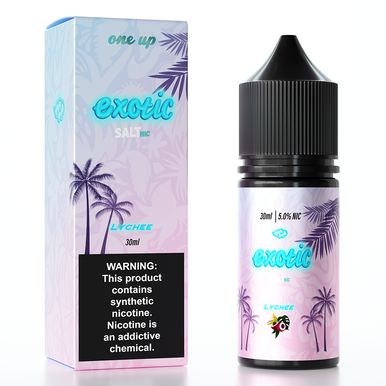 Lychee by One Up TFN Salt Series E-Liquid 30mL (Salt Nic) with packaging
