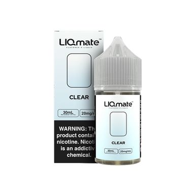 Clear 7Daze Liqmate Series Salts 30mL 20mg bottle with packaging