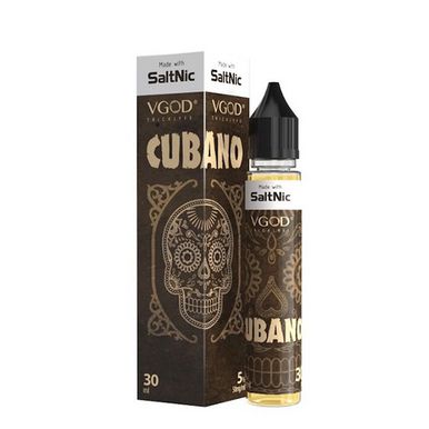 Cubano By VGOD Salt E-Liquid with Packaging