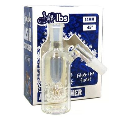 Dogg Lbs (Water Pipe) Everyday 4" Electro Plated Ash Catcher 14mm 45 Degree with packaging