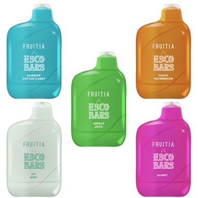 Fruitia Esco Bars 6000 Puffs 15mL Group Photo