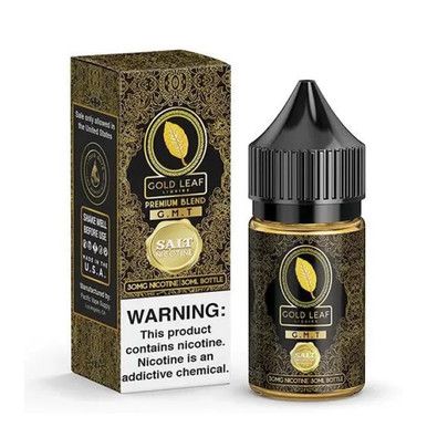 G.M.T Gold Leaf Salts 30mL with packaging