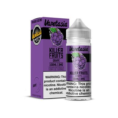 Killer Fruits Grape by Vapetasia E-Liquid with Packaging