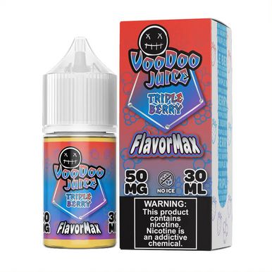 Triple Berry by Voodoo Juice FlavorMax Salts Series 30mL with Packaging