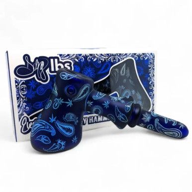 Dogg Lbs (Hand Pipe) Everyday 6" Paisley Hammer with packaging