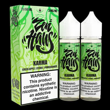 Zen Haus - Karma Verdict – Revamped Series 2x60mL with Packaging