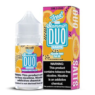 Passionfruit Fuji Ice Slammin Duo Salts 30mL with packaging