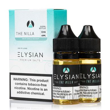 The Nilla Elysian Nillas Salts 60mL with Packaging