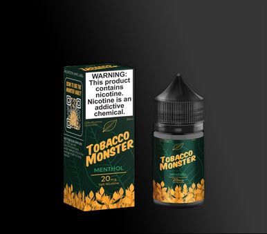 Menthol by Tobacco Monster Salt Series 30mL with packaging