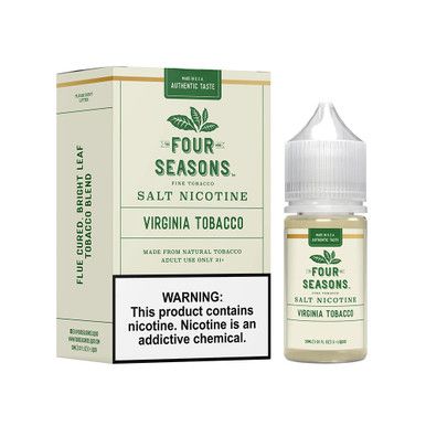Virginia Tobacco Four Seasons Salts 30mL with Packaging