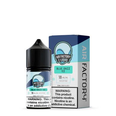 Blue Razz Ice Air Factory Salts 30mL with Packaging