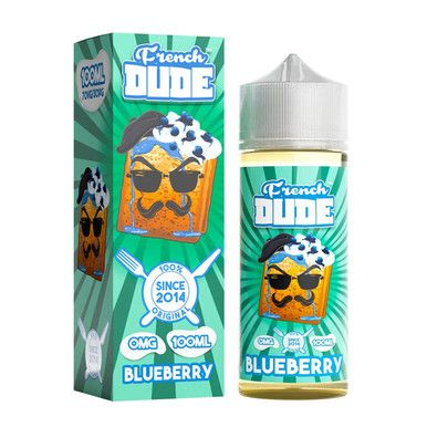 Blueberry French Dude 100mL with packaging