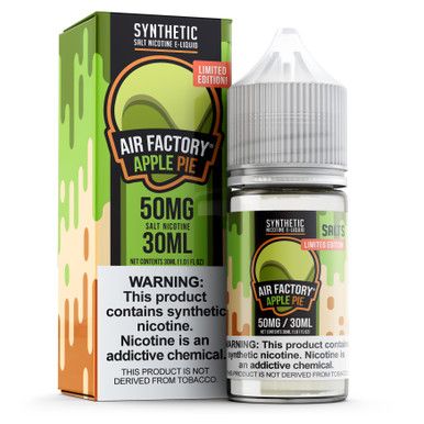 Limited Edition Dutch Apple (Apple Pie) by Air Factory Salt Tobacco-Free Nicotine Series E-Liquid with packaging