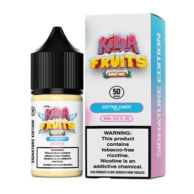 Cotton Candy on Ice by Killa Fruits Limited TFN Salts Series 30mL with packaging
