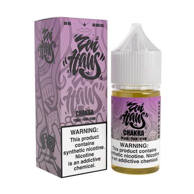 Chakra Zen Haus Salts 30mL with packaging