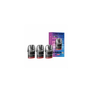 Lost Vape E Plus Dual Mesh Replacement Pod 0.3 ohm with packaging