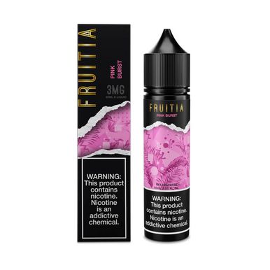 Pink Burst FRUITIA by Fresh Farms E-Liquid 60mL (Freebase) with packaging