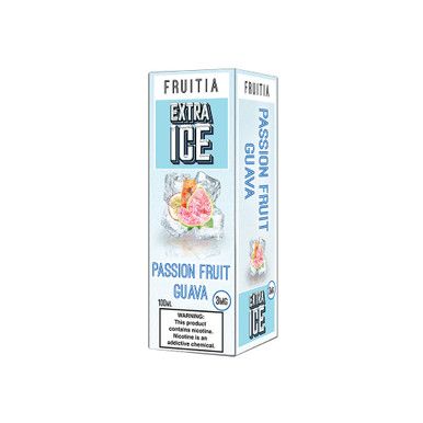 Passion Fruit Guava Fruitia 100mL Packaging