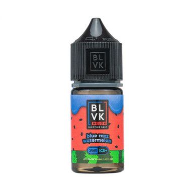 Blue Razz Watermelon BLVK Melon Salts 30mL bottle