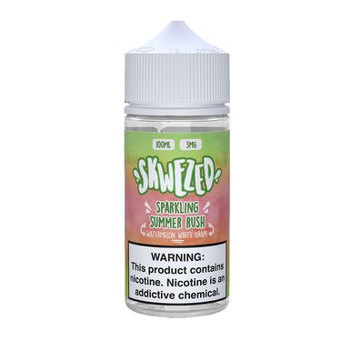 Sparkling Summer Rush (Watermelon White Grape) By Skwezed E-Liquid 100ml bottle