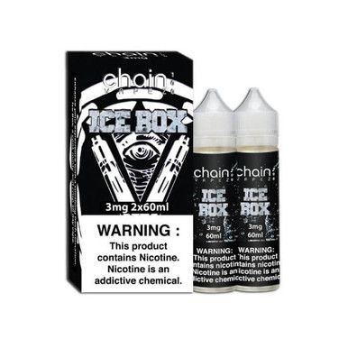Ice Box by Chain Vapez Series 120mL (2x60mL) with packaging