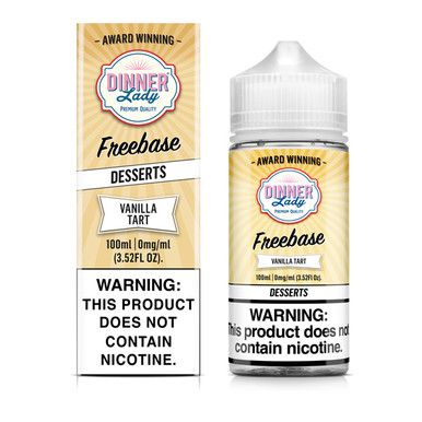 Vanilla Tart Dinner Lady TFN 100mL with packaging
