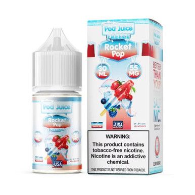 Rocket Pop Freeze Pod Juice Salts 30mL with packaging