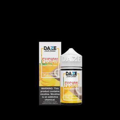 Pineapple Coconut Banana by 7Daze Fusion Salt 30mL with Packaging