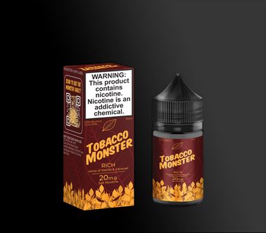 Rich by Tobacco Monster Salt Series 30mL with packaging