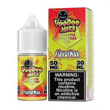 Pineapple Apple Pear Ice Voodoo Juice FlavorMax Salts 30mL with packaging