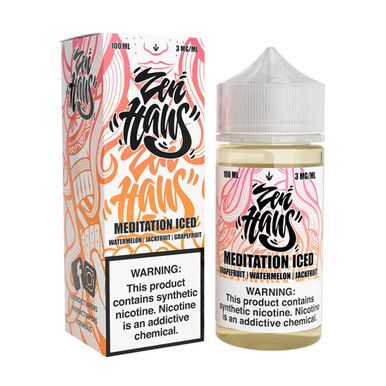 Meditation Iced Zen Haus 100mL with packaging