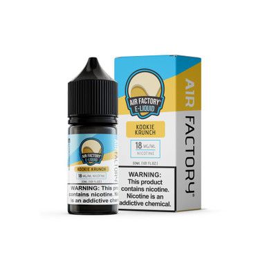 Kookie Krunch Air Factory Salts 30mL with packaging