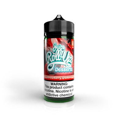 Strawberry Graham (Strawberry Pie) Juice Roll Upz Dessertz Series 100mL bottle