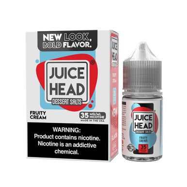 Fruity Cream Juice Head Salts 30mL with packaging