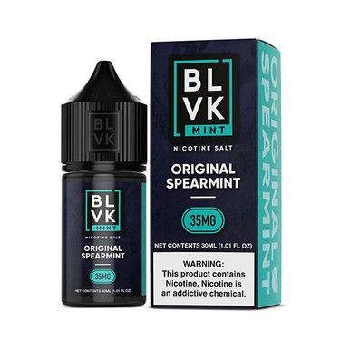 Original Spearmint Ice BLVK Mint Salts 30mL with packaging