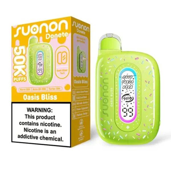 Suonon Donete Disposable oasis bliss with packaging