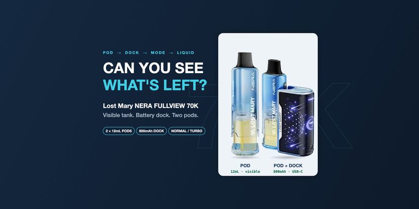 How Does the Lost Mary NERA FULLVIEW 70K Work — and Is the Visible Tank Actually Useful?
